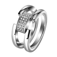 Anello Breil Donna Breilogy in Acciaio Cristallo TJ1640-14 - TJ1636